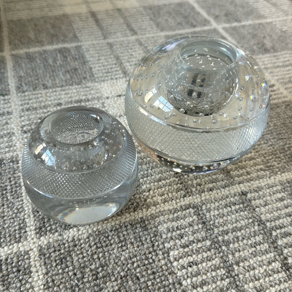 Thomas Webb England decorative crystal paperweights￼